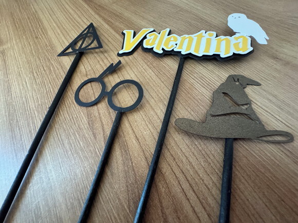 Topo de Bolo Harry Potter