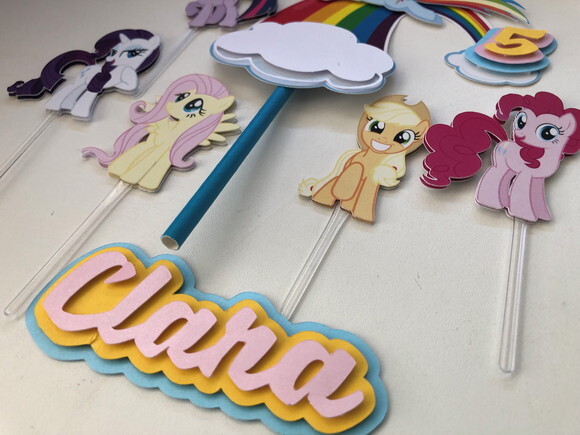 Topo de Bolo Luxo My Little Pony