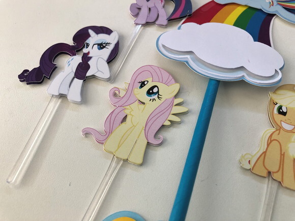Topo de Bolo Luxo My Little Pony