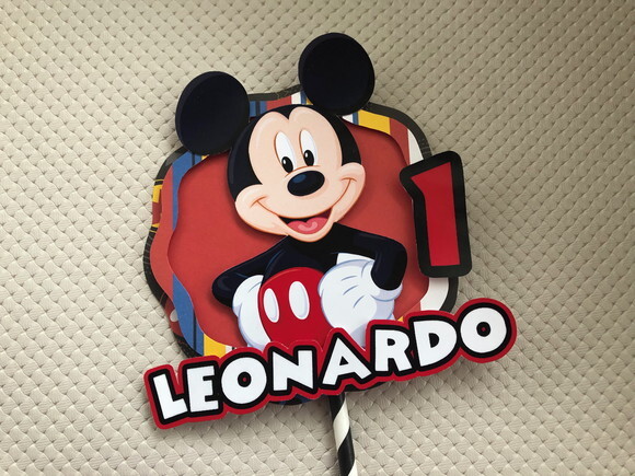 Topo de Bolo Mickey