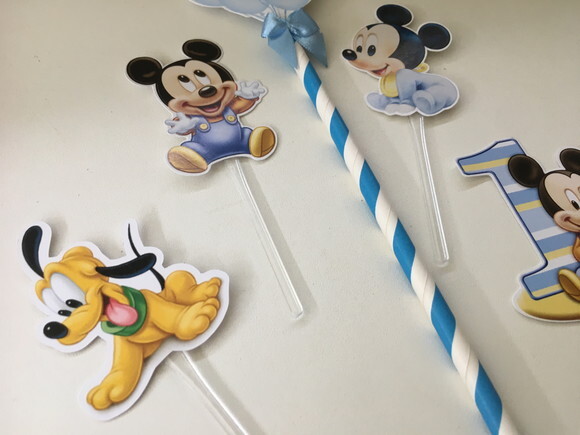 Topo de Bolo Mickey Baby Mesversário