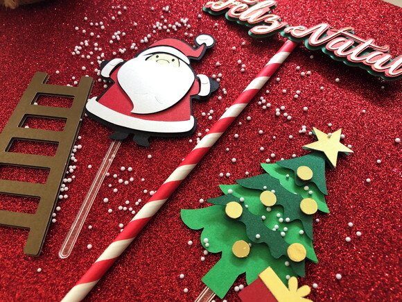 Topo de Bolo Natal