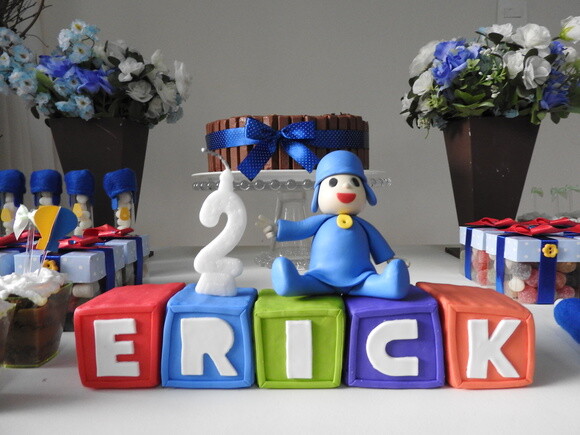 Topo de Bolo Pocoyo