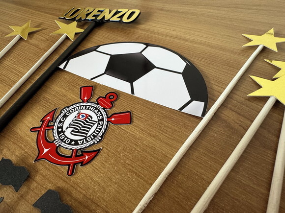 Topo de Bolo Time de Futebol