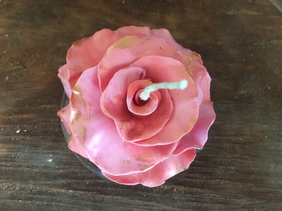 Topo vela Flor - Jardim