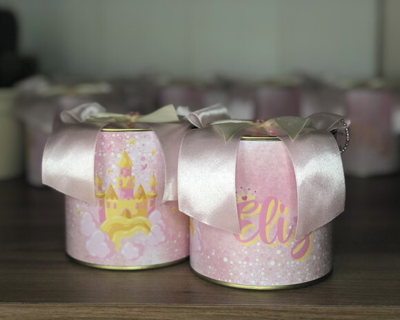 Tubolata 9x9cm Tema Princesa