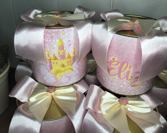 Tubolata 9x9cm Tema Princesa