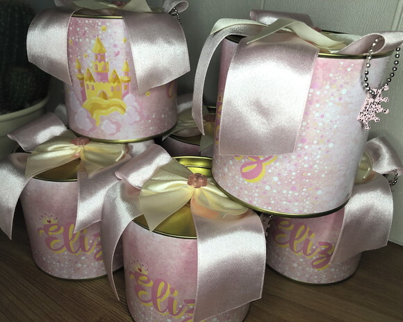 Tubolata 9x9cm Tema Princesa