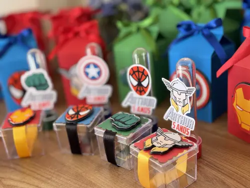 Kit Scrap Luxo Vingadores Avengers 55 Pçs
