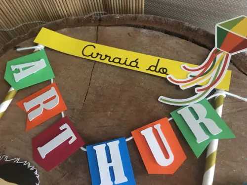 Topo de Bolo Festa Junina