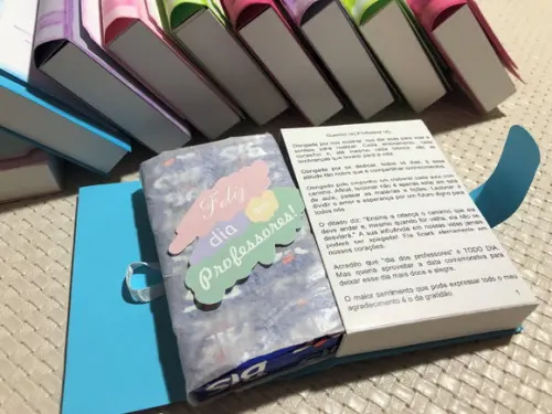 Caixinha Livro Dia dos Professores
