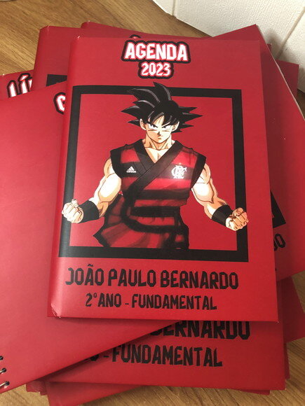 Agenda Anime - Caderno Brochura (laminado)
