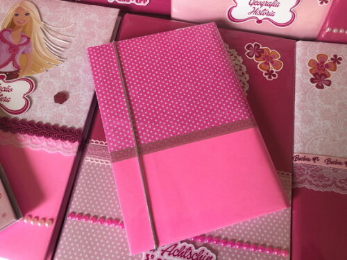 Agenda Barbie - Caderno Brochura (plastificado)