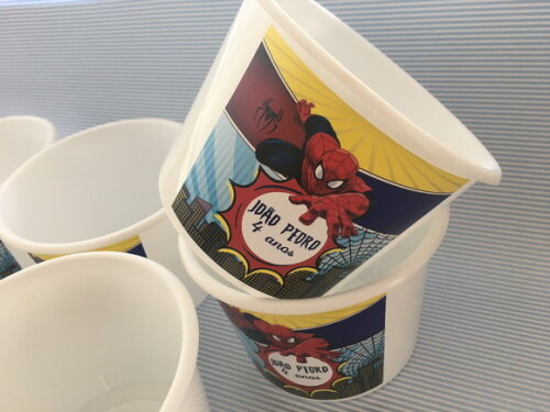 Baldinho de Pipoca 1,5l Homem Aranha