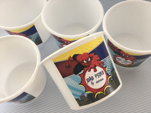 Baldinho de Pipoca 1,5l Homem Aranha