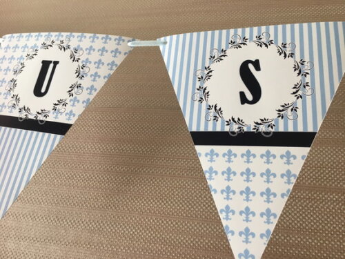 Bandeirinha de papel personalizada