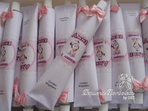Bisnaga Minnie rosa