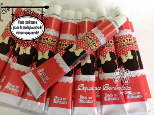 Bisnaga Minnie vermelha