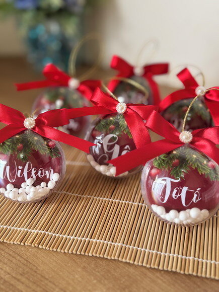Bola de Natal Personalizada (6 Unid)