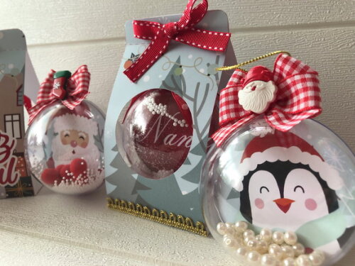 Bola de Natal Personalizada C/caixinha