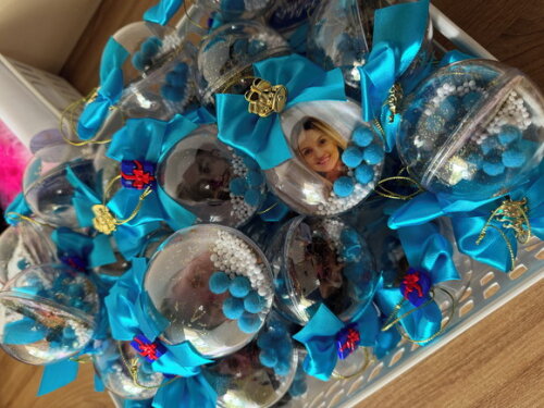 Bola de Natal Personalizada Foto (6 Unid)