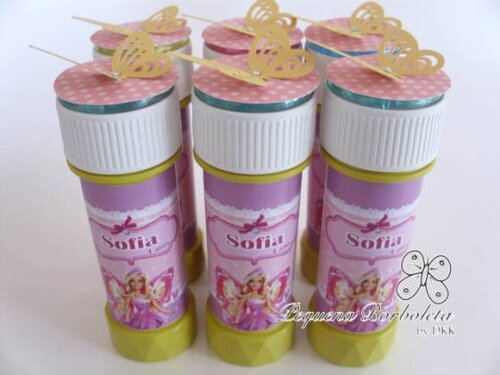 Bolinha de Sabão Barbie Butterfly