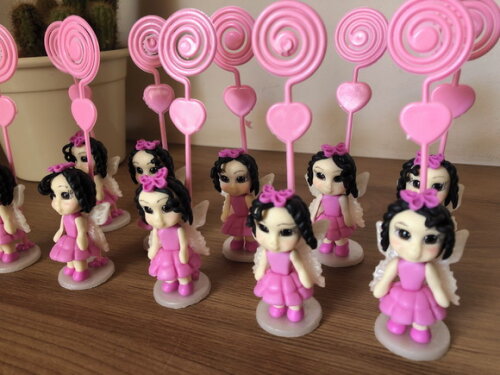 Boneca Fada Biscuit Porta-retratos