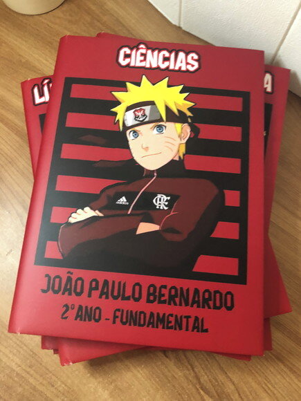Caderno Alibombom Anime Flamengo (capa Dura)