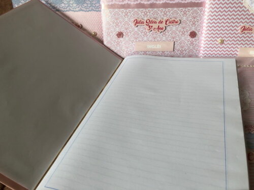 Caderno Alibombom Bailarina Luxo (plastificado)