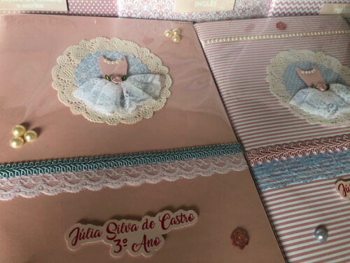 Caderno Alibombom Bailarina Luxo (plastificado)