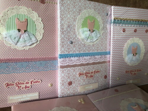 Caderno Alibombom Bailarina Luxo (plastificado)