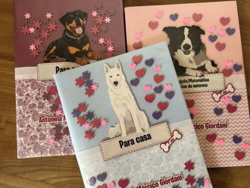 Caderno Alibombom Doguinhos/pets (plastificado)