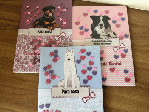 Caderno Alibombom Doguinhos/pets (plastificado)