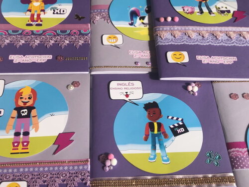 Caderno Alibombom Pk Xd