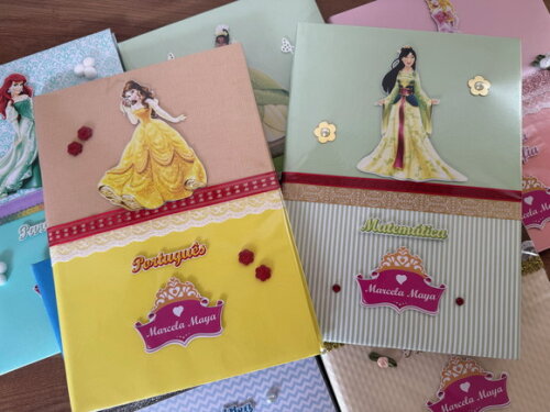 Caderno Alibombom Princesas Disney (capa Dura)