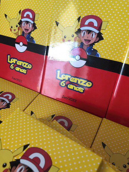 Caderno Brochura Pokémon Simples