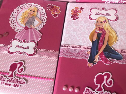 Caderno Brochurão Barbie Luxo (plastificado)