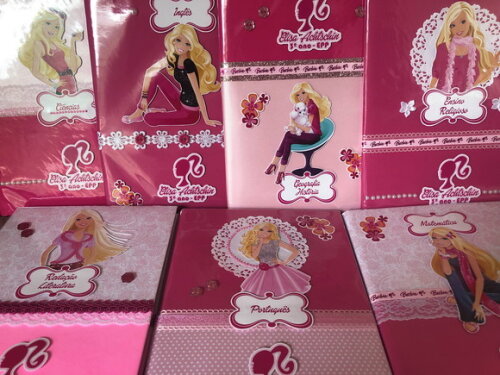 Caderno Brochurão Barbie Luxo (plastificado)