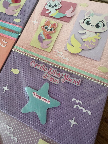 Caderno Brochurão Pet Sereia (plastificado)