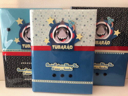 Caderno Brochurão Tubarão Puket (plastificado)