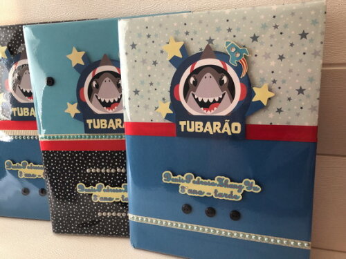 Caderno Brochurão Tubarão Puket (plastificado)