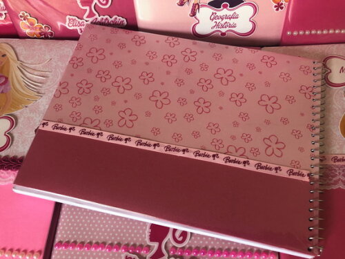 Caderno Desenho Barbie Luxo (plastificado)