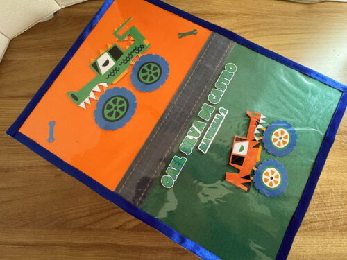 Caixa de Camisa Monster Truck (plastificada)