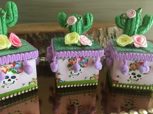 Caixinha acrílica Luxo Frida Kahlo