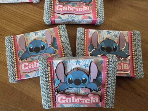 Caixinha Kit Kat Luxo Stitch