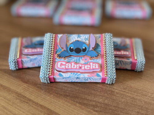 Caixinha Kit Kat Luxo Stitch