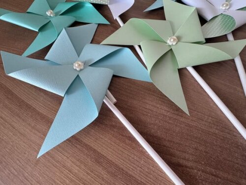 Cata-ventos (giratório) - Verde