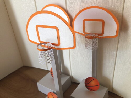 Centros de Mesa Cesta de Basquete