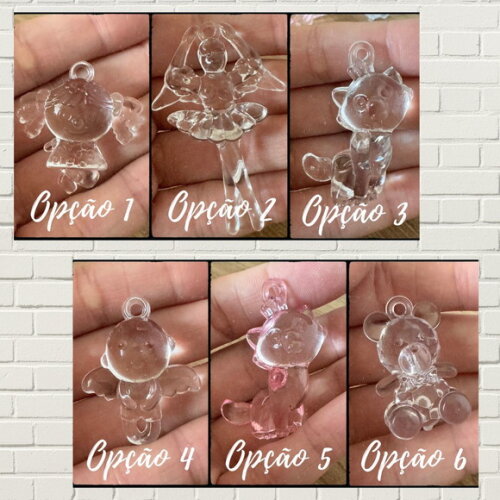 Chaveiro Luxo Pingente Acrílico+ Tassel 10 un
