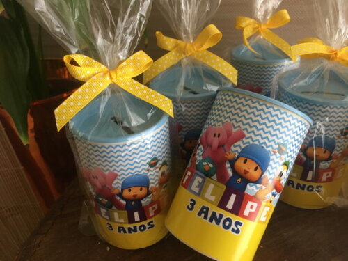Cofrinho plástico embalado Pocoyo